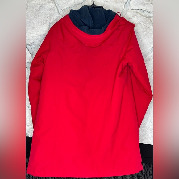 Land’s End | Women’s Red Mid-Length Fleece Lined Jacket w/Toggle Buttons, Size L - Picture 9 of 16